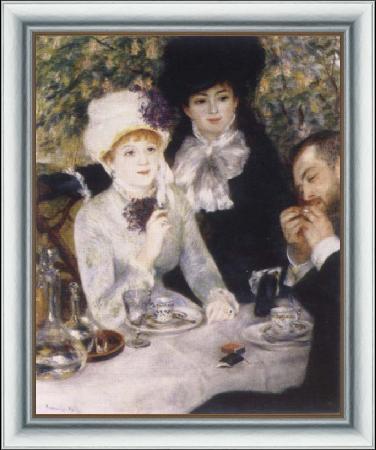 framed  Pierre-Auguste Renoir At the end of the Fruhstucks, Ta3123-3